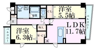 アトレ梅北の物件間取画像